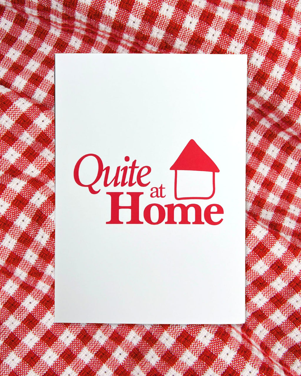Quite at Home Postcard: Beige (A6)