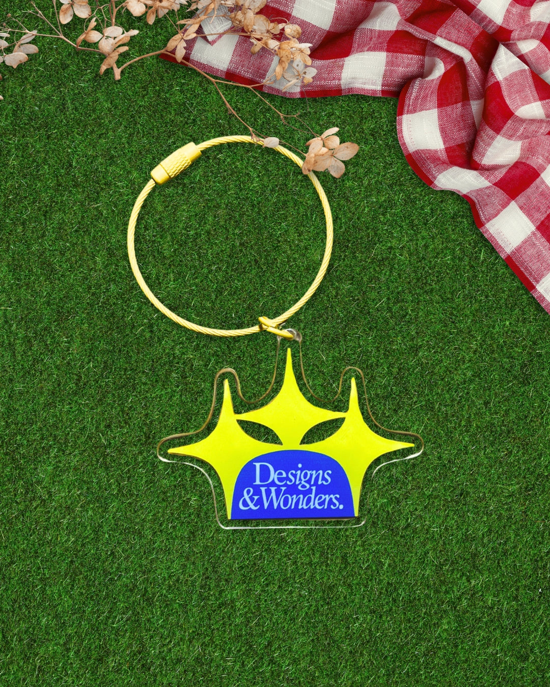 Designs & Wonders Acrylic Keychain