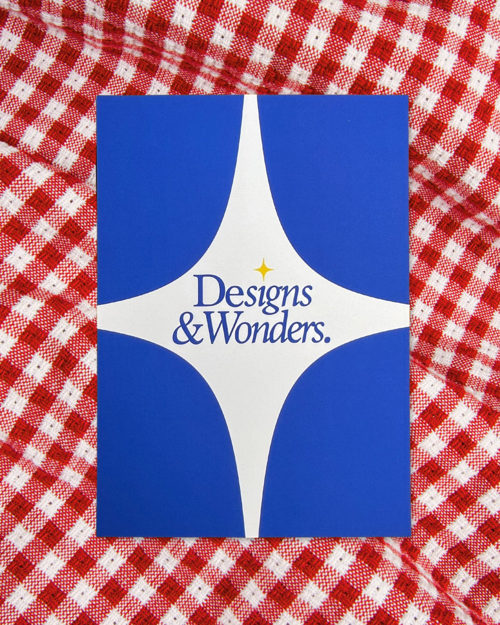 Designs & Wonders Postcard: Blue (A6)
