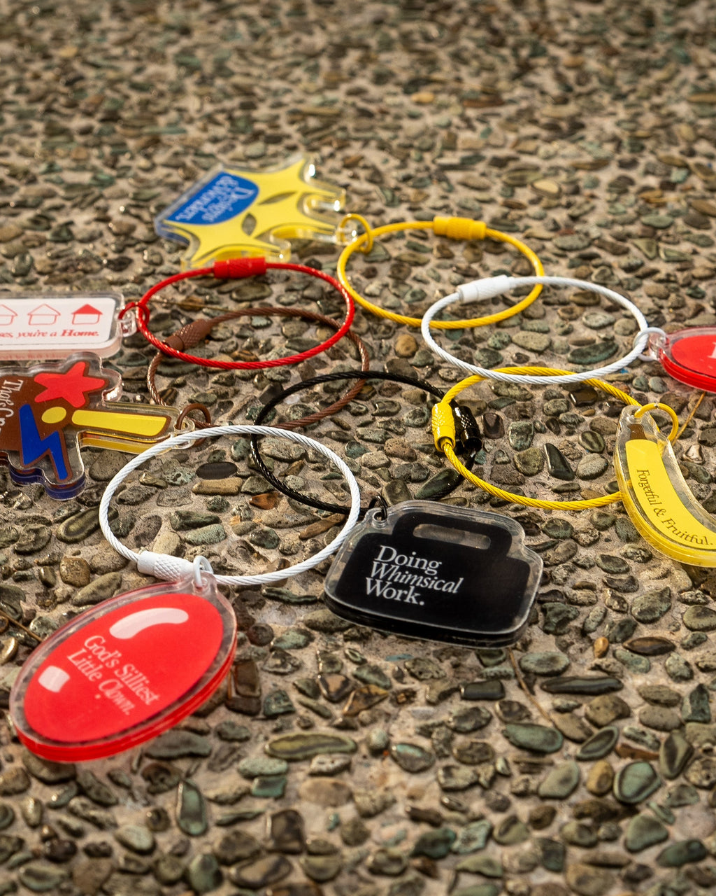 God’s Silliest Little Clown Acrylic Keychain