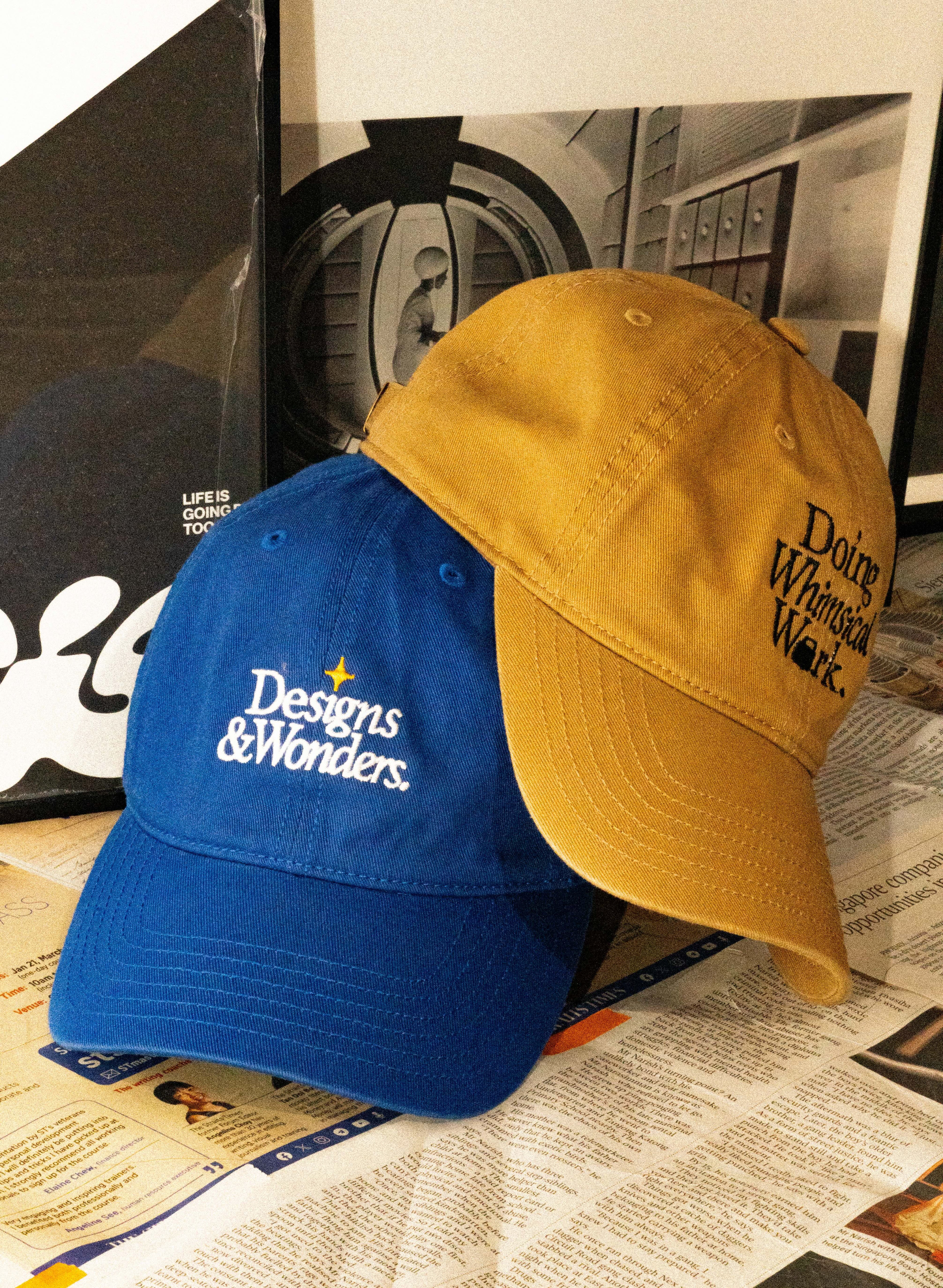 Designs & Wonders Cap: Blue