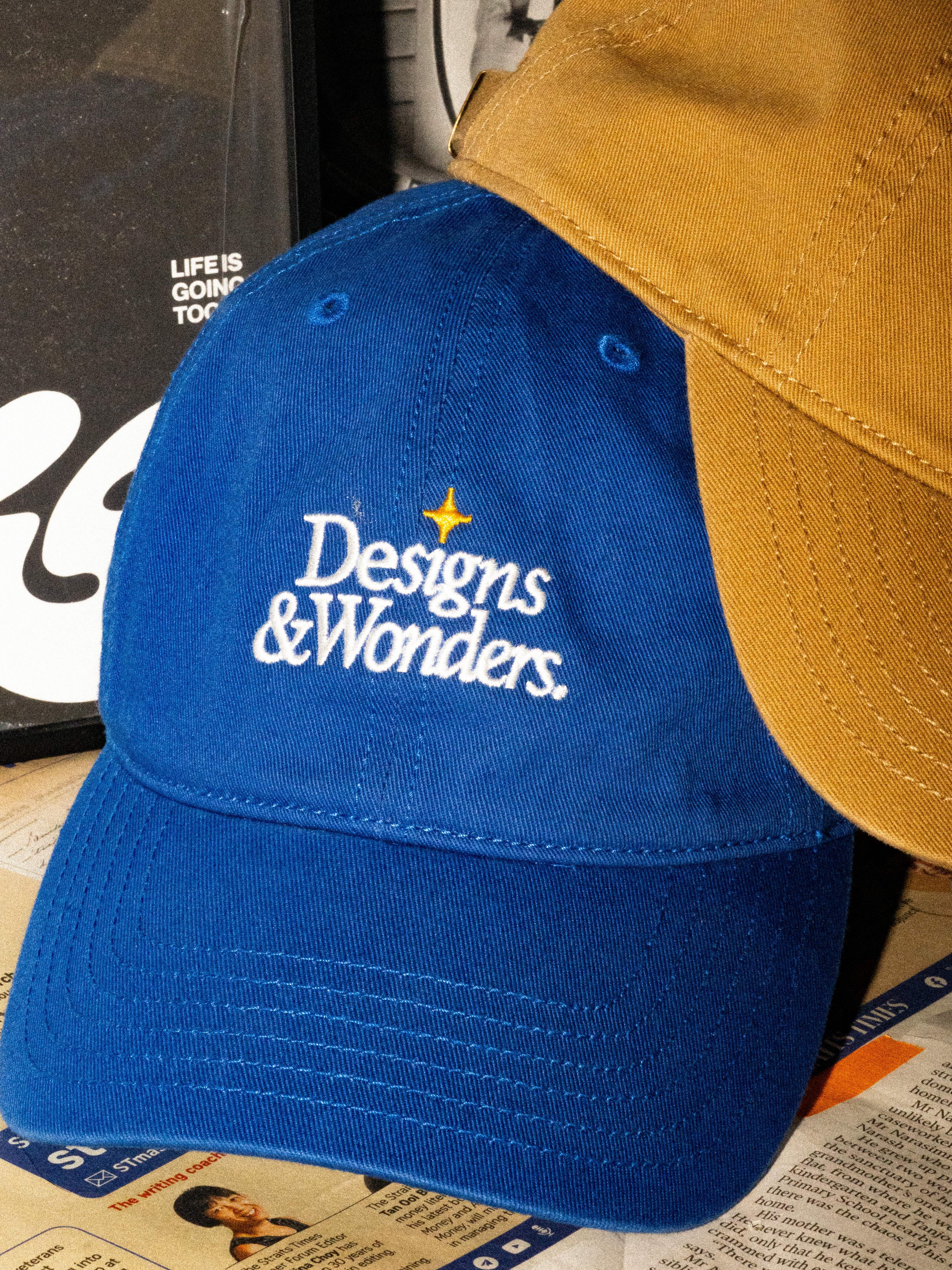 Designs & Wonders Cap: Blue