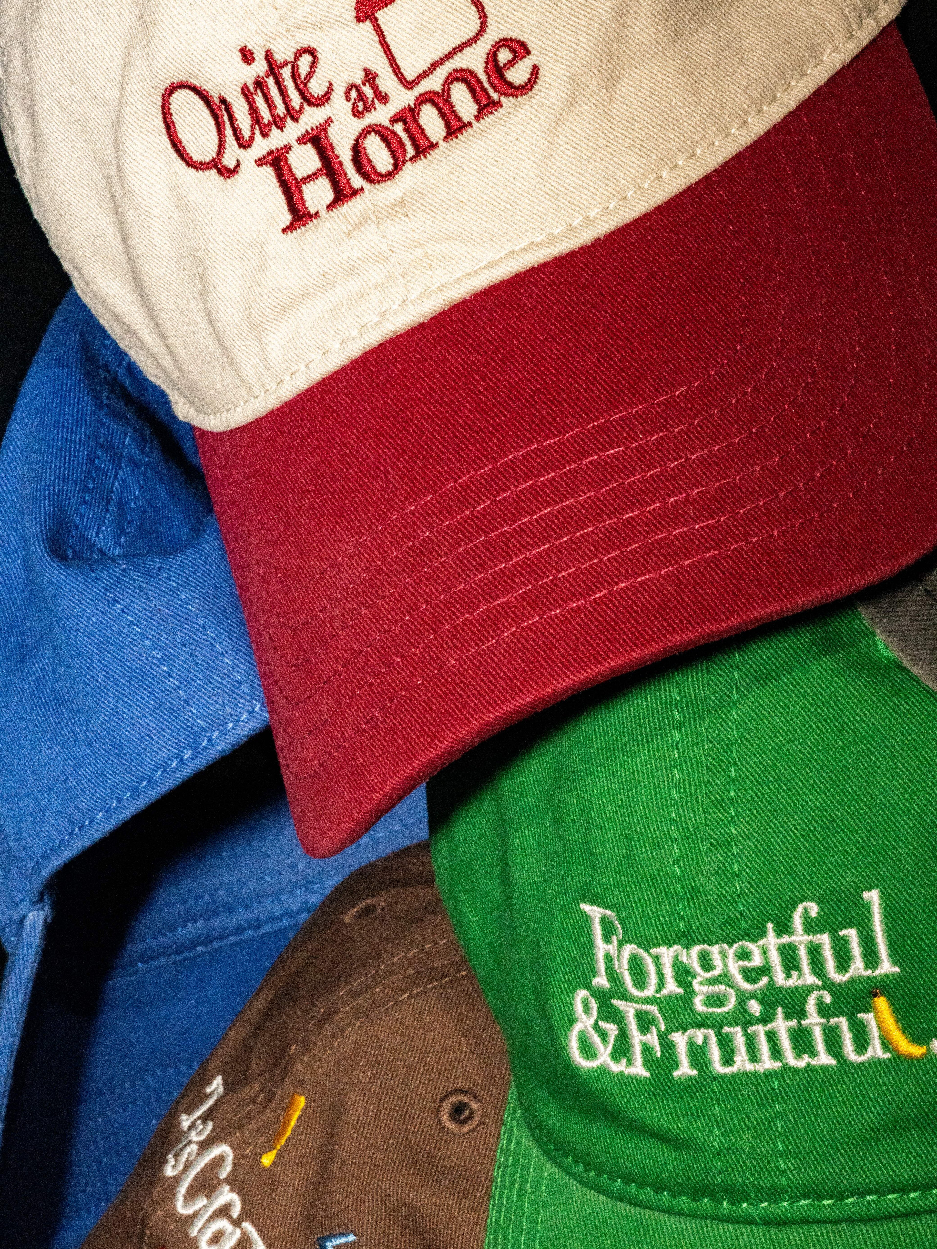 Quite at Home Cap: Red