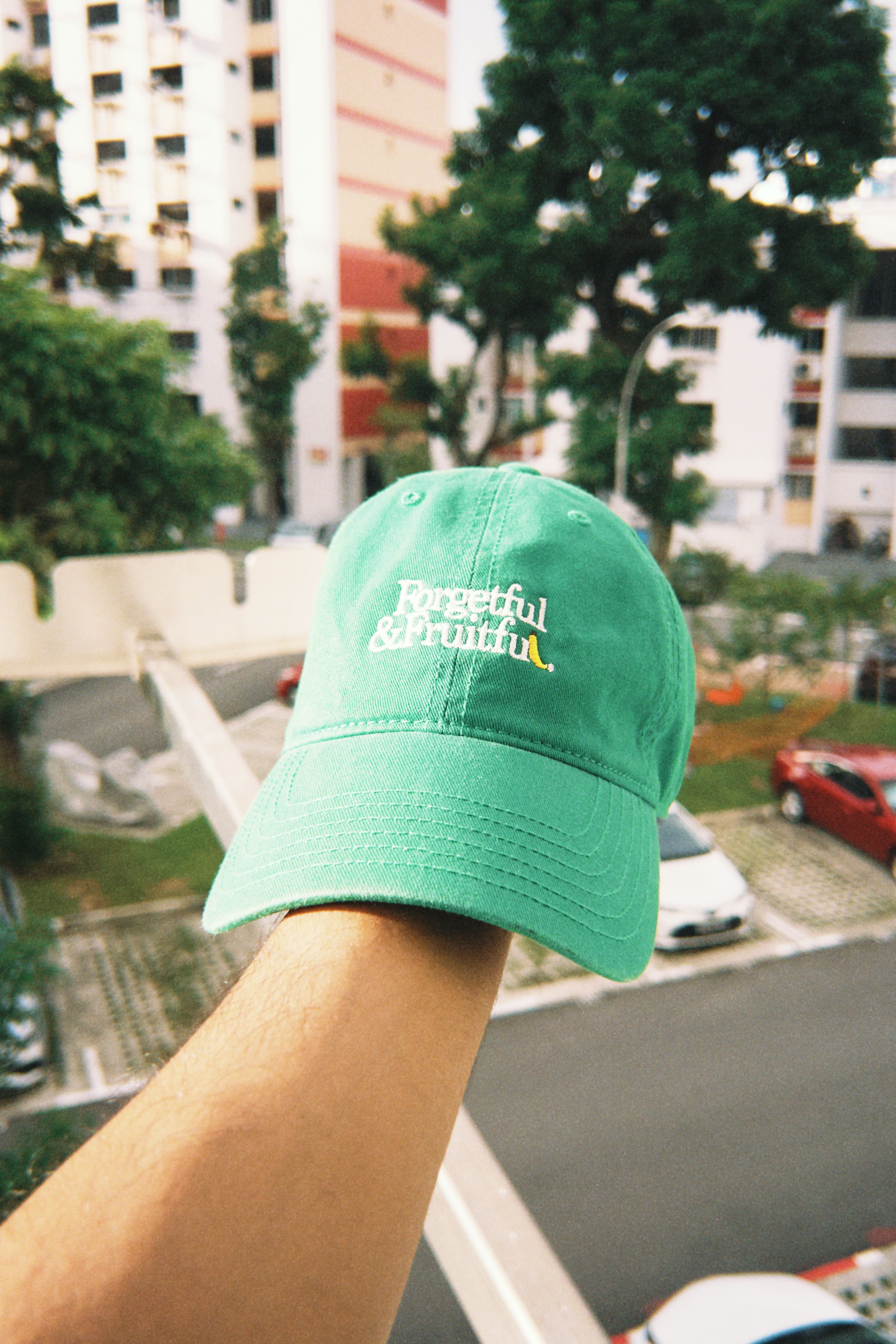 Forgetful & Fruitful Cap: Green