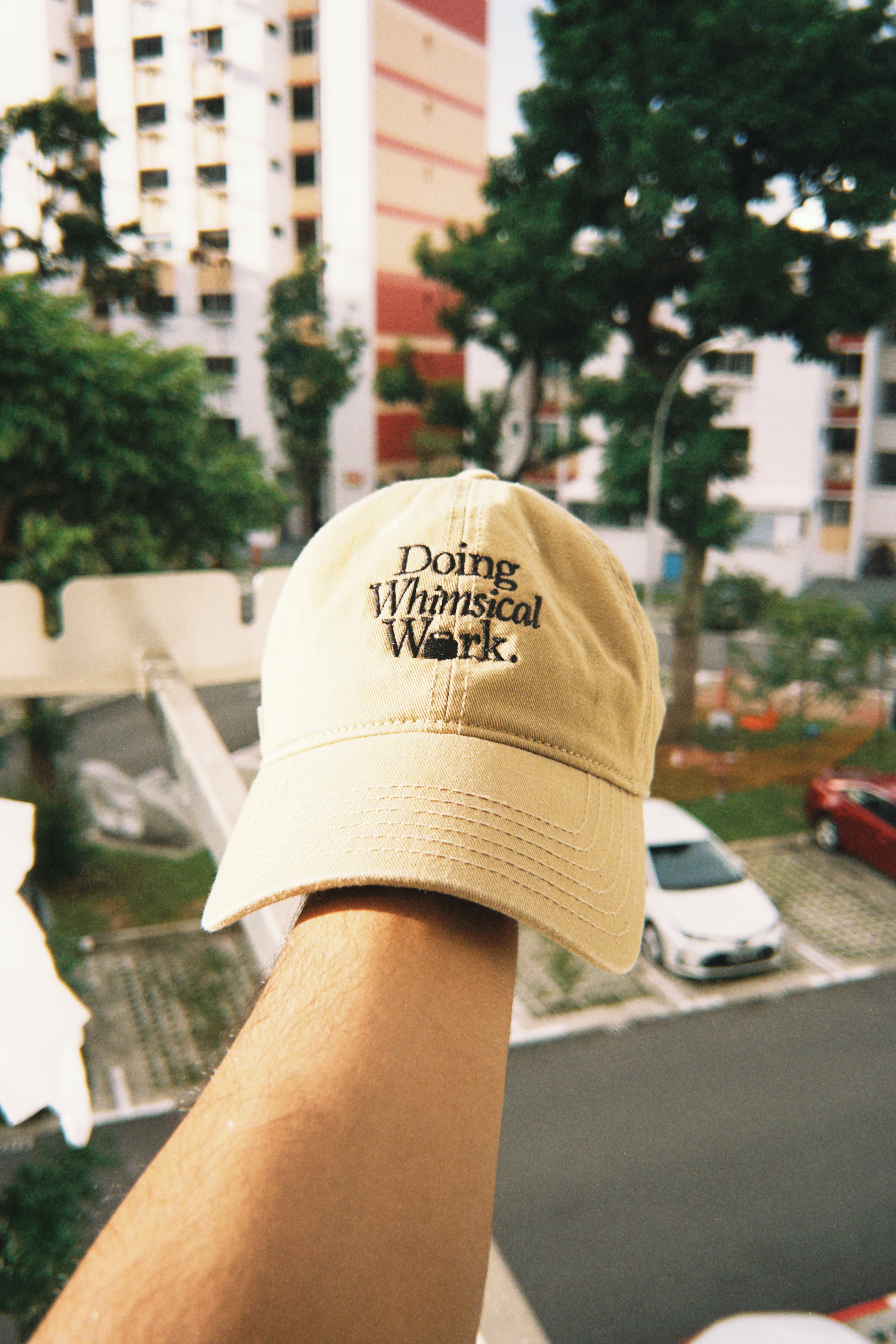 Doing Whimsical Work Cap: Sand