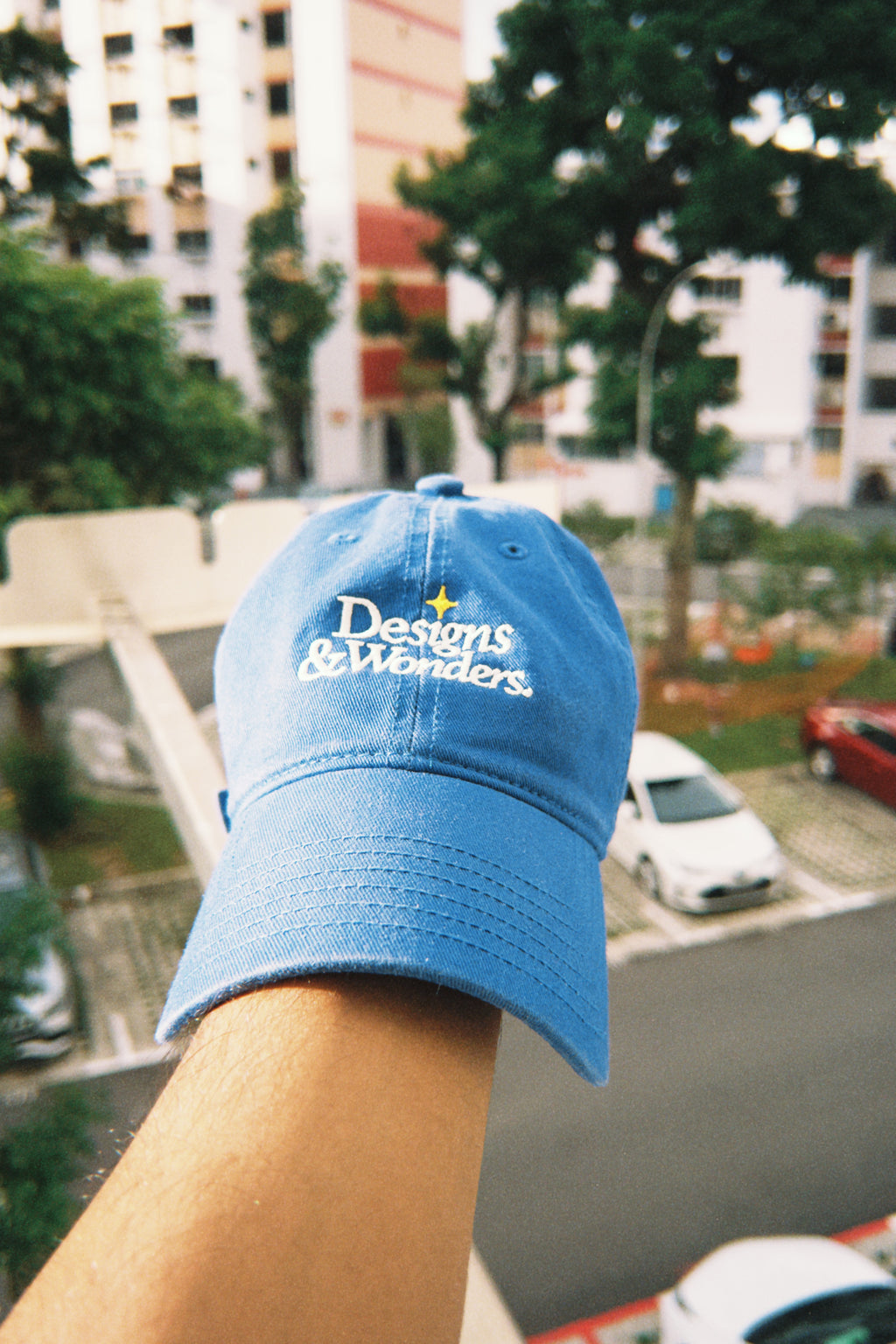 Designs & Wonders Cap: Blue