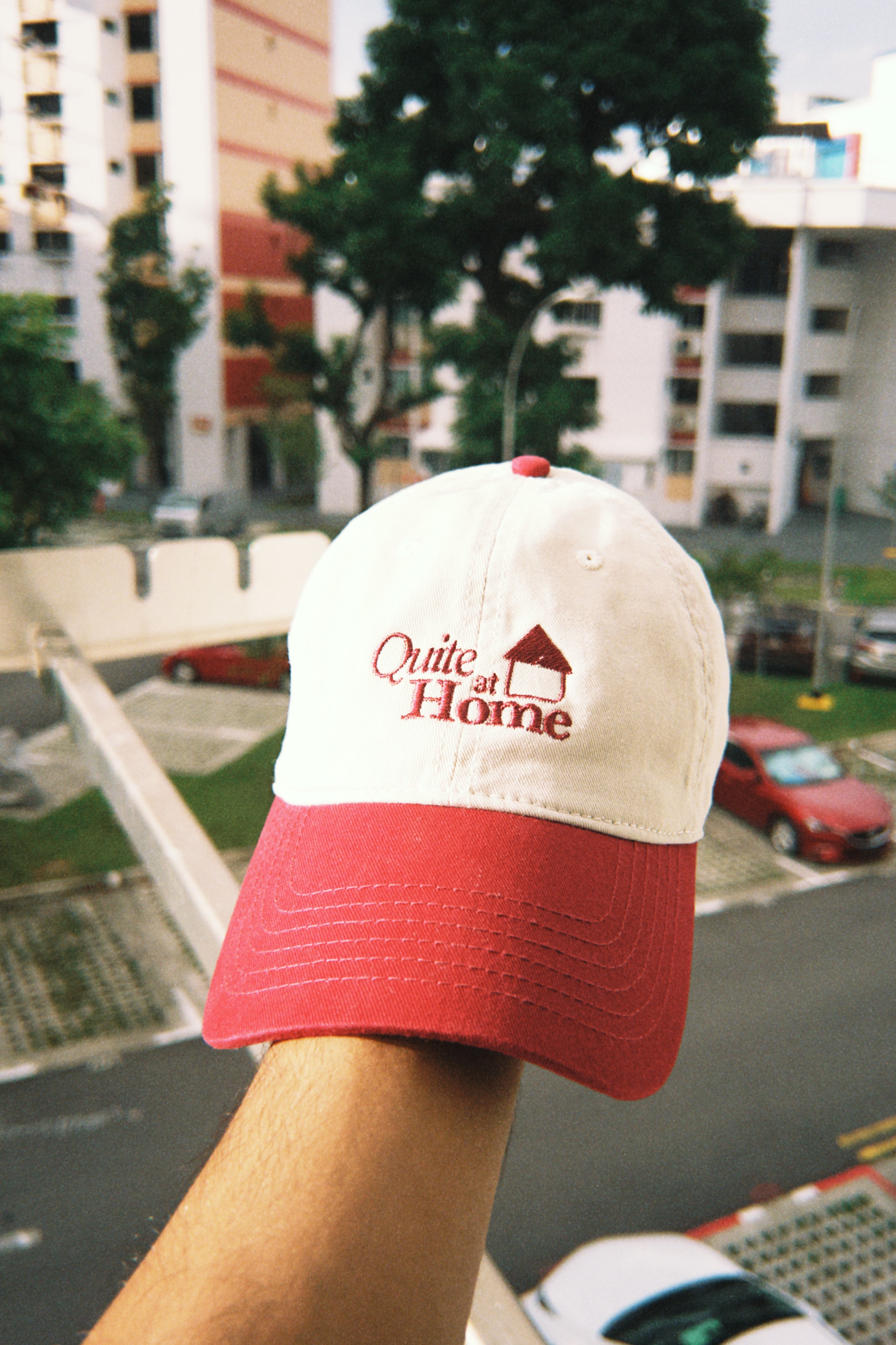 Quite at Home Cap: Red