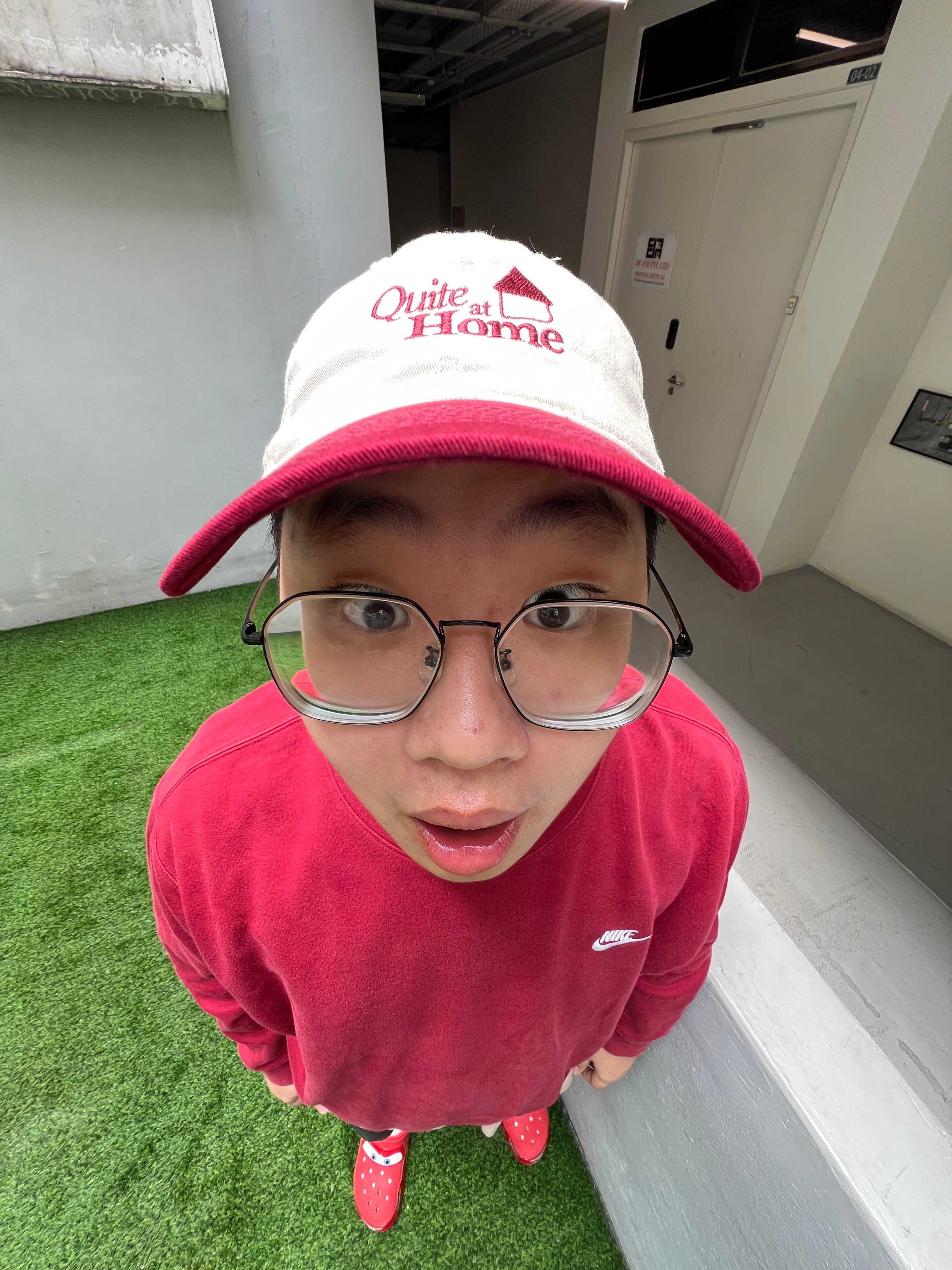 Quite at Home Cap: Red