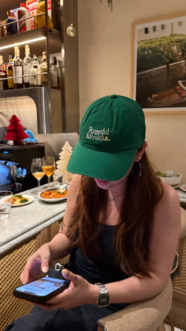 Forgetful & Fruitful Cap: Green