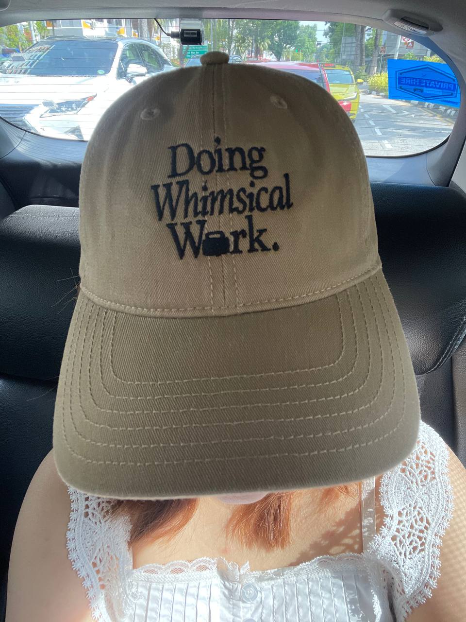 Doing Whimsical Work Cap: Sand