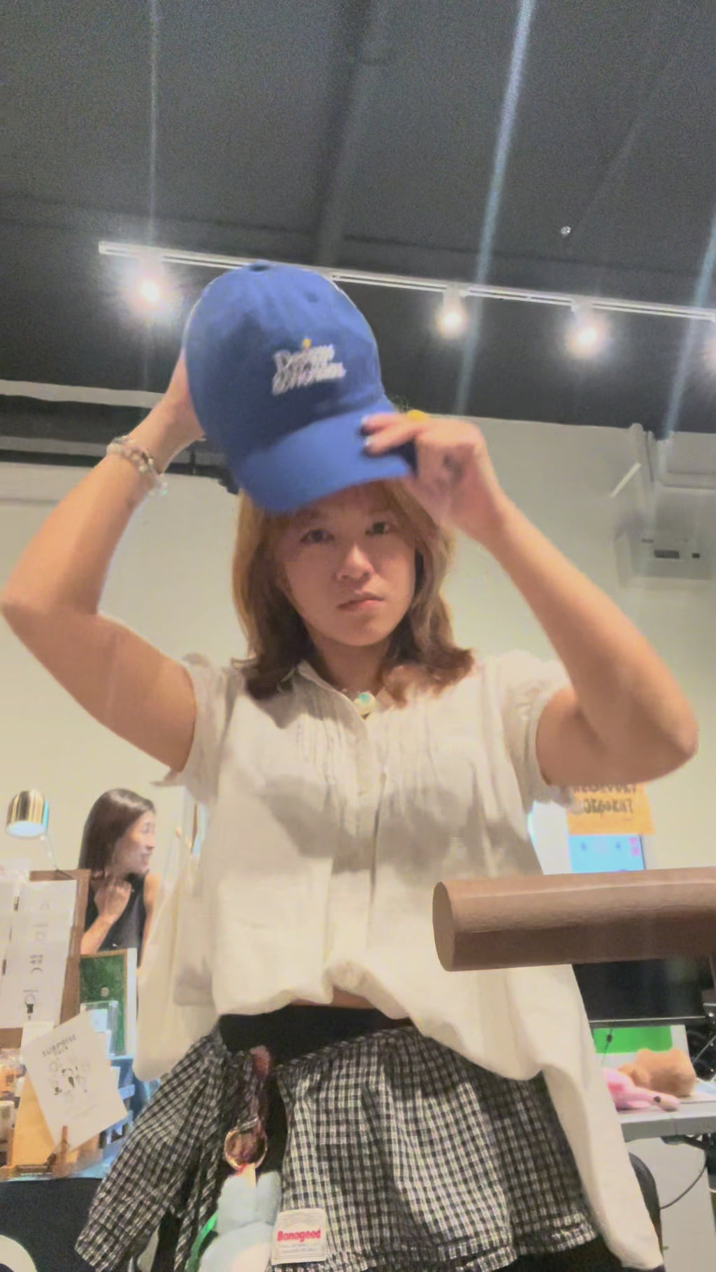 Designs & Wonders Cap: Blue